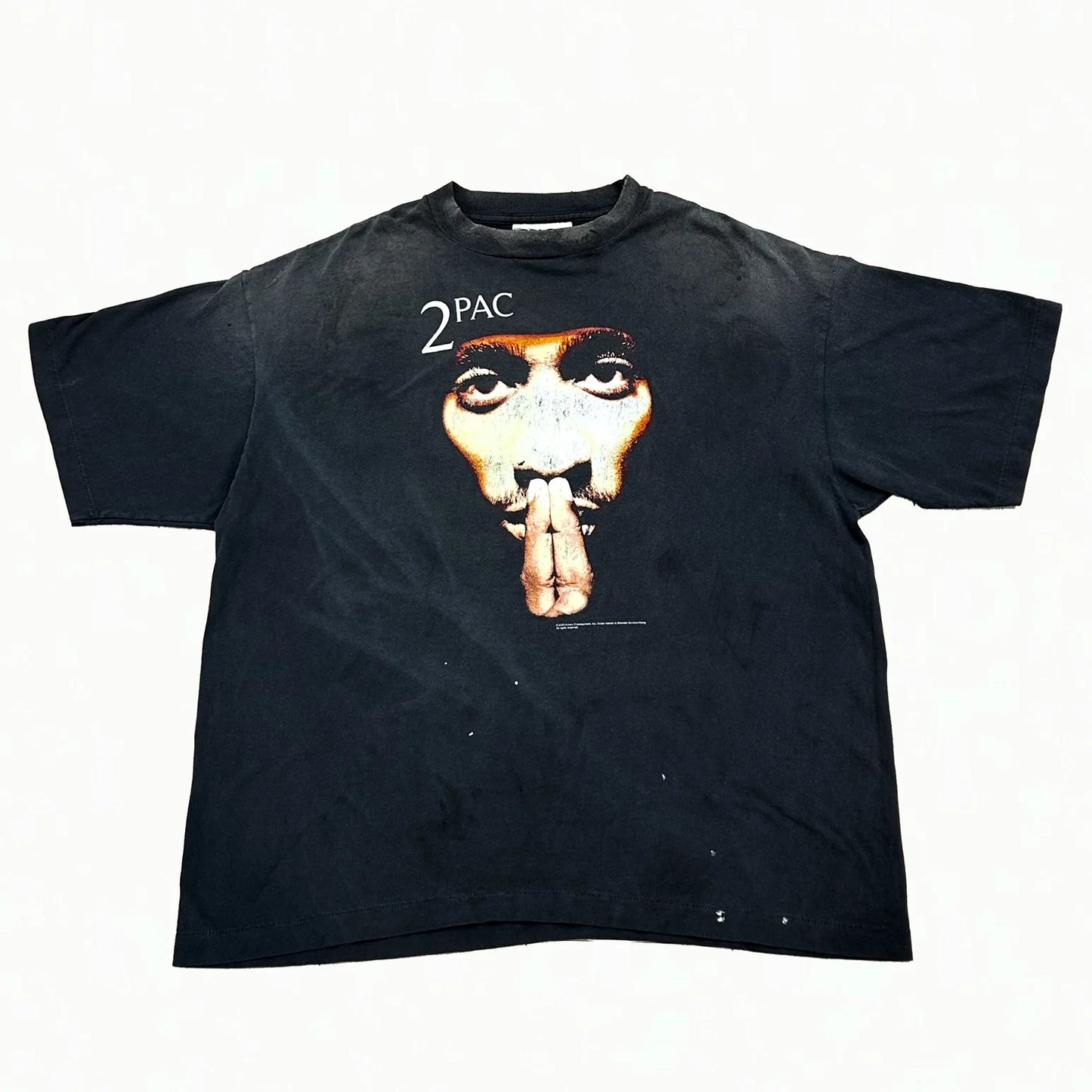 SAINT M×××××× 2Pacコラボ Tシャツ