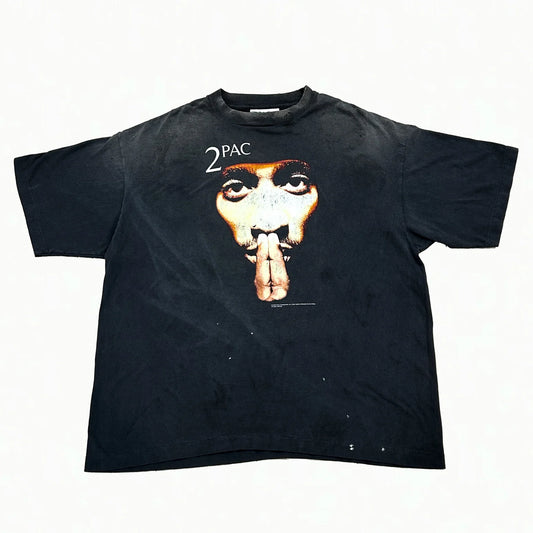 SAINT M×××××× 2Pacコラボ Tシャツ