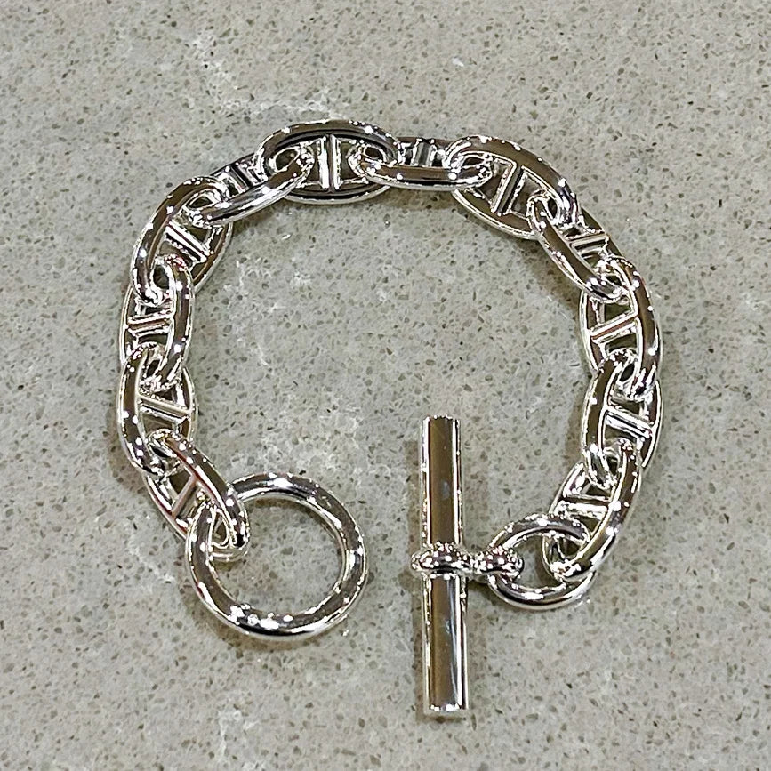 HERMES CHAINE D’ANCRE ブレスレット GM 12コマ