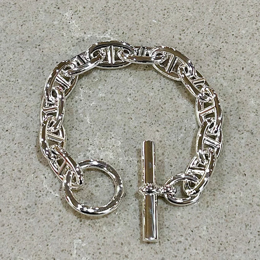 HERMES CHAINE D’ANCRE ブレスレット GM 12コマ