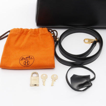 【お客様リクエスト品】HERMES KELLY 32 ブラック×金具ゴールド 内縫い