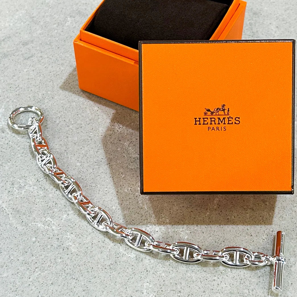 HERMES CHAINE D’ANCRE ブレスレット GM 13コマ