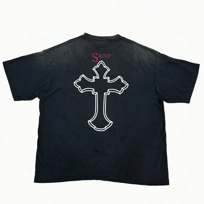 SAINT M×××××× 2Pacコラボ Tシャツ