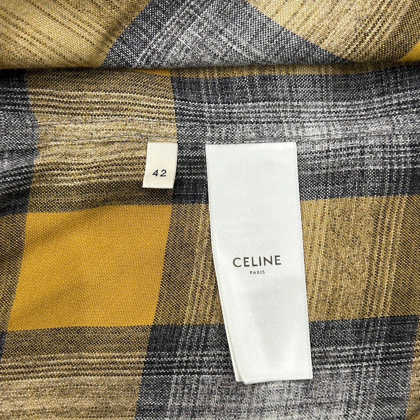 CELINE 21SS チェックシャツ 42