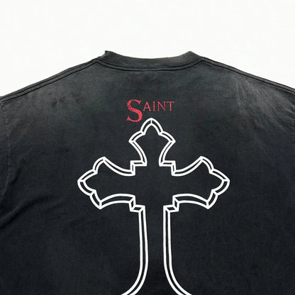 SAINT M×××××× 2Pacコラボ Tシャツ
